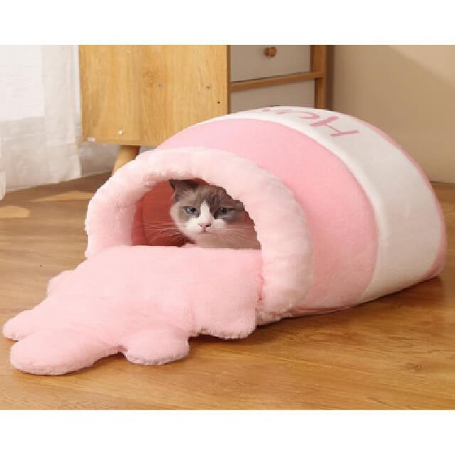 Honey pot cat cave (pink)