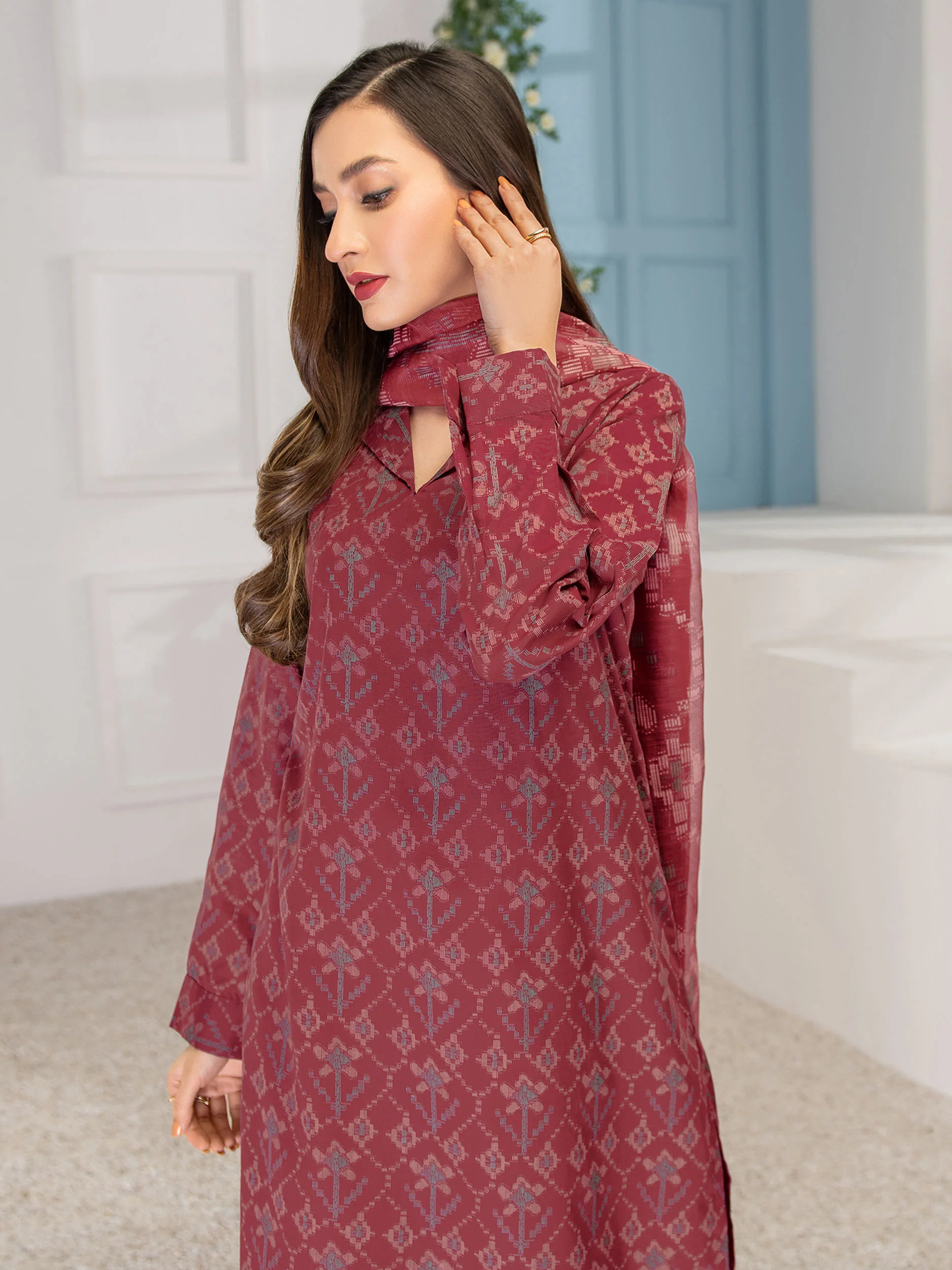 3 Piece Lawn Suit-Printed (Unstitched)