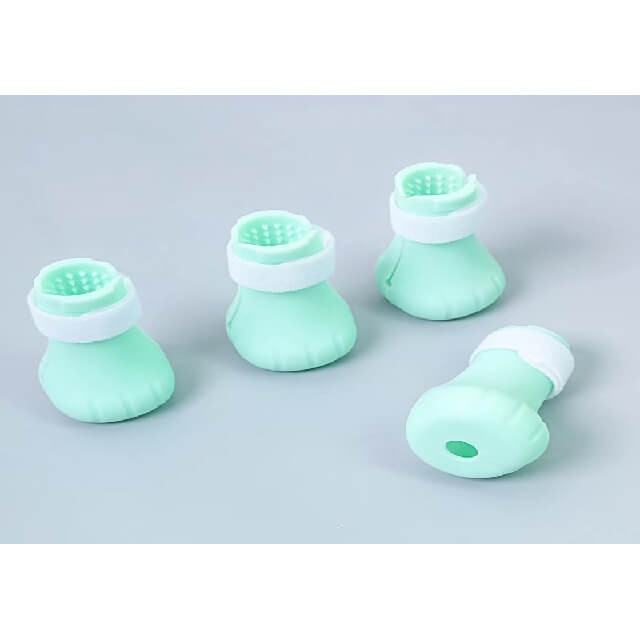Adjustable Cat Foot Cover Pet Anti-Scratch green