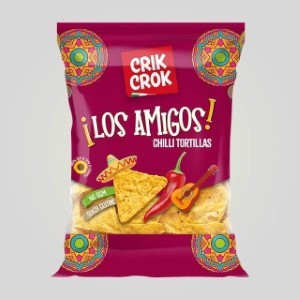 Crik Crok Chilli Tortillas 200g