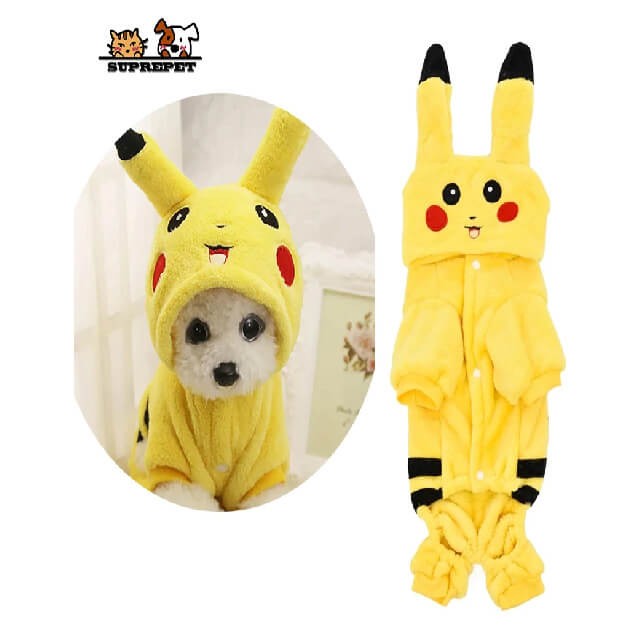 Pet Pokemon costume medium size