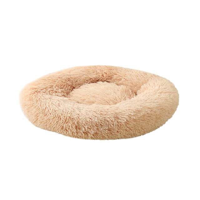 Plush Donuts Beds beige 80cm