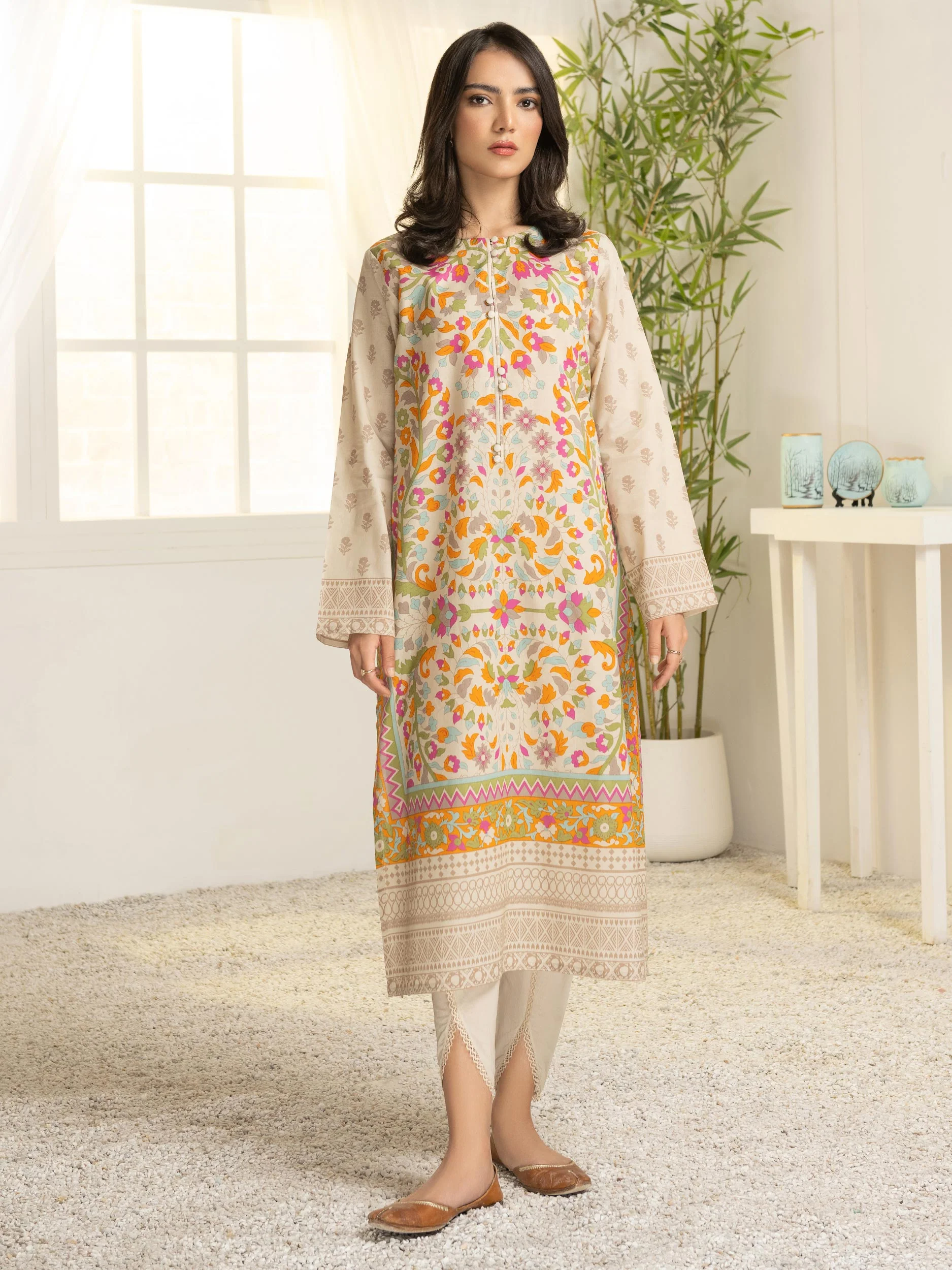 Lawn Shirt-Printed (Unstitched)