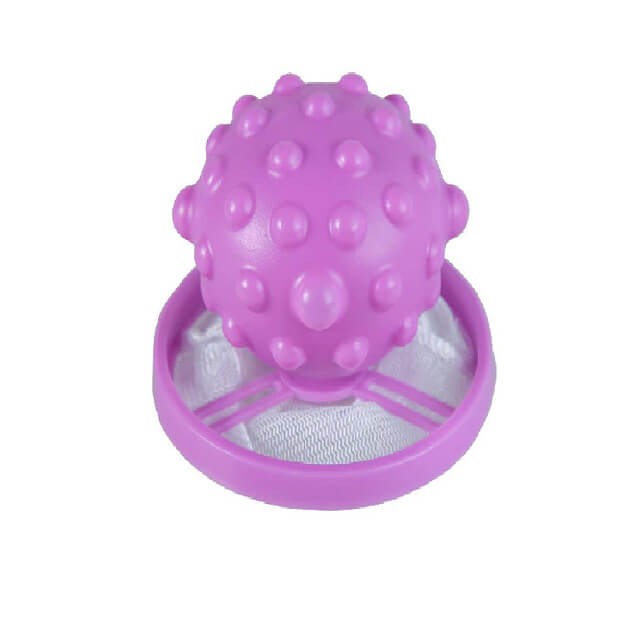 Purple Anti lint laundry balls